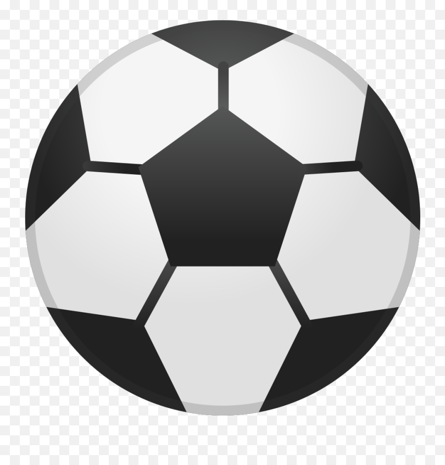 Pelota De Futbol Plana - Soccer Ball Svg Emoji,Soccer Clipart