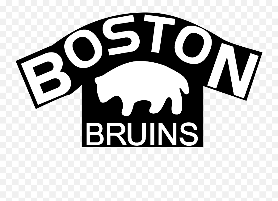 Boston Bruins Logo Png Transparent - Boston Bruins Logo Black And White Emoji,Bruins Logo