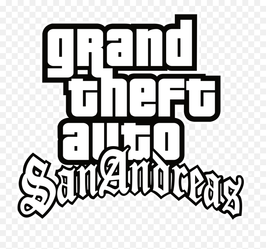 Grand Theft Auto San Andreas - Steamgriddb Logo Gta San Andreas Transparent Emoji,Gta San Andreas Logo