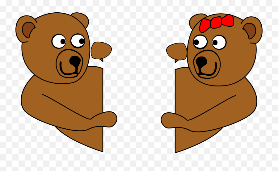 Day Teddy Bears Looking Around Corners - Bear Looking Clipart Emoji,V Clipart