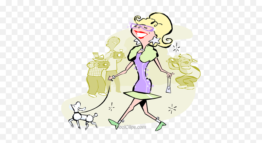 Donna Camminare Con Canna I Paparazzi Immagini Grafiche Emoji,Paparazzi Clipart