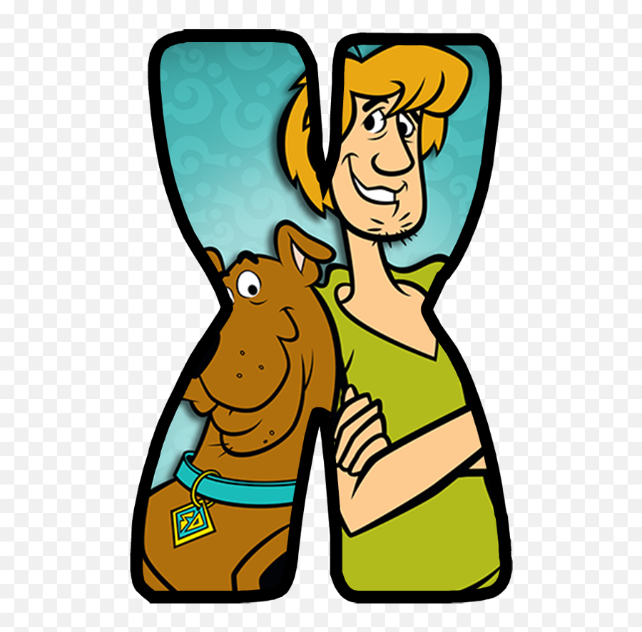 Buchstabe - Letter X Abc Cartoon Abc For Kids Scooby Emoji,Letter X Clipart