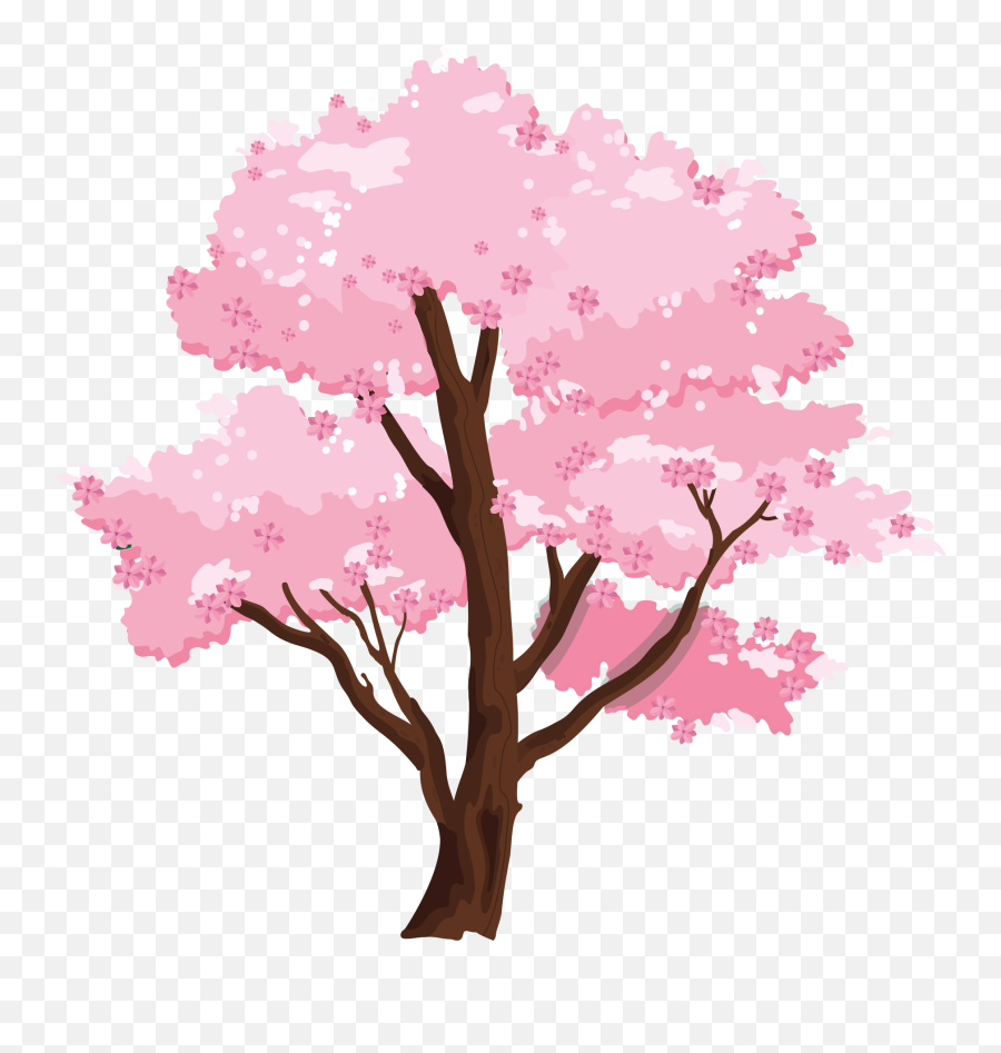 Tree With Cherry Blossoms Dining Room Sticker Emoji,If You Give A Mouse A Cookie Clipart