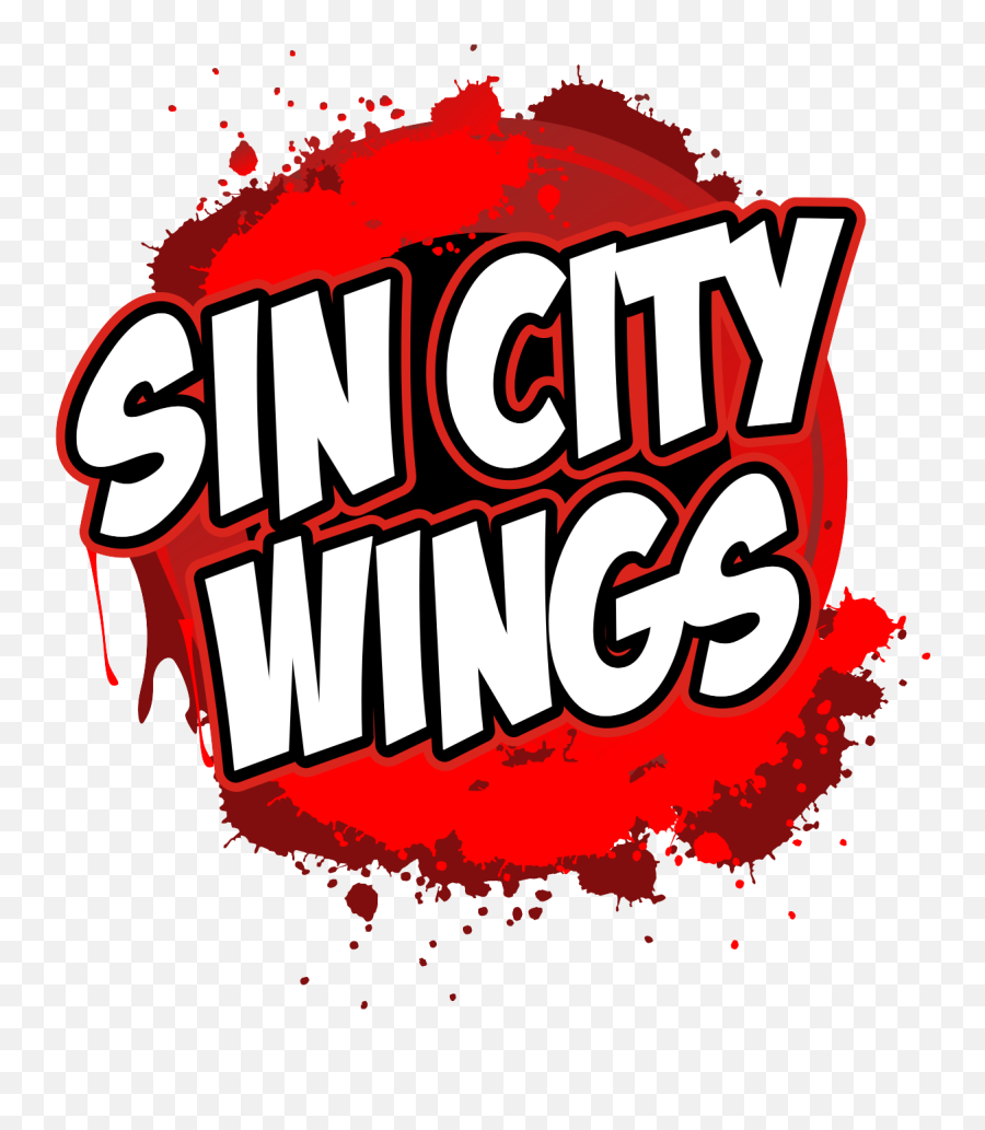 Sin City Wings Logo - Wings Food Logo Clipart Full Size Mobile Catering Las Vegas Logo Emoji,Buffalo Wild Wings Logo