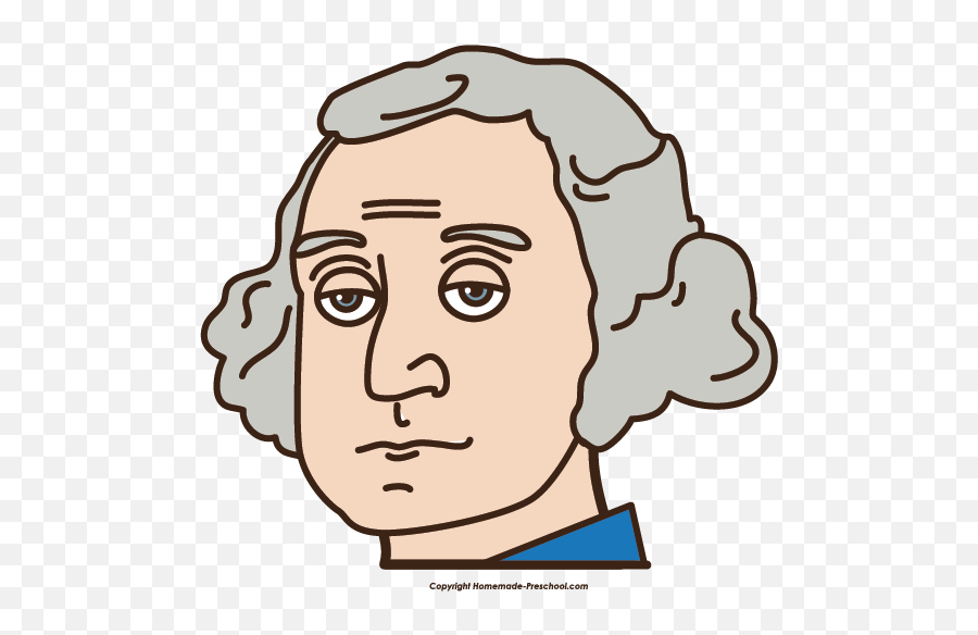 President Clipart - George Washington Easy Art Emoji,President Clipart