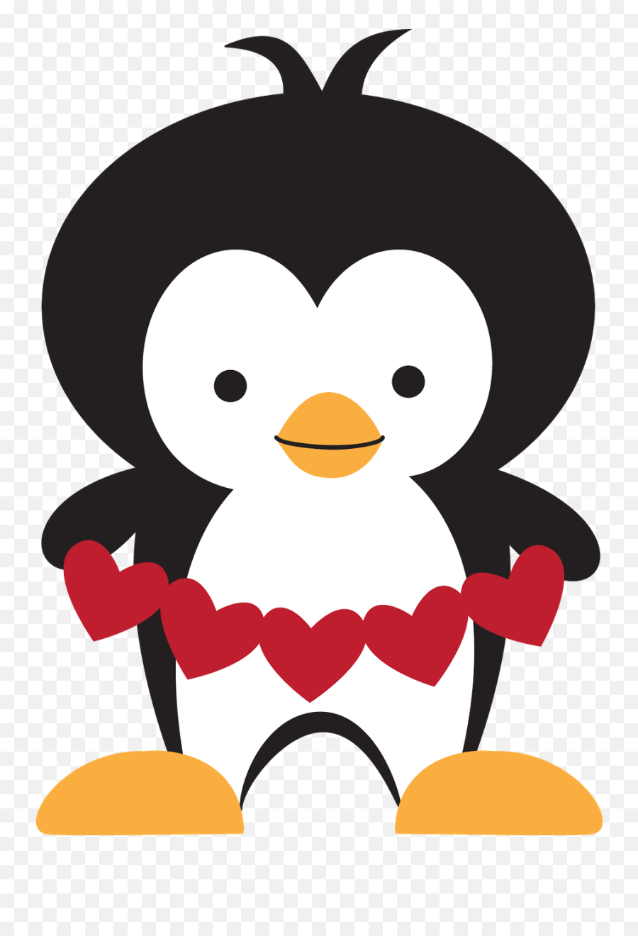 Minus - Say Hello Penguin Illustration Penguin Art Penguin With Heart Clip Art Emoji,Zoo Animals Clipart