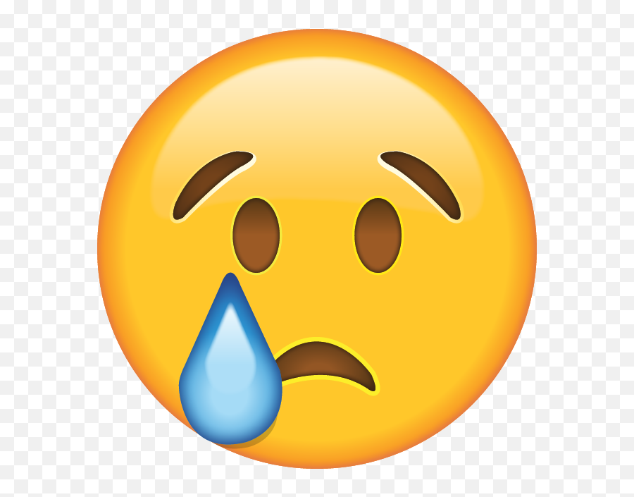 Download Crying Face Emoji Icon - Crying Emoji,Crying Emoji Png