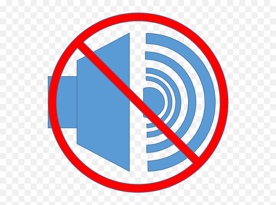 Speaker With Sound Bars And A No Symbol - Vertical Emoji,No Symbol Transparent