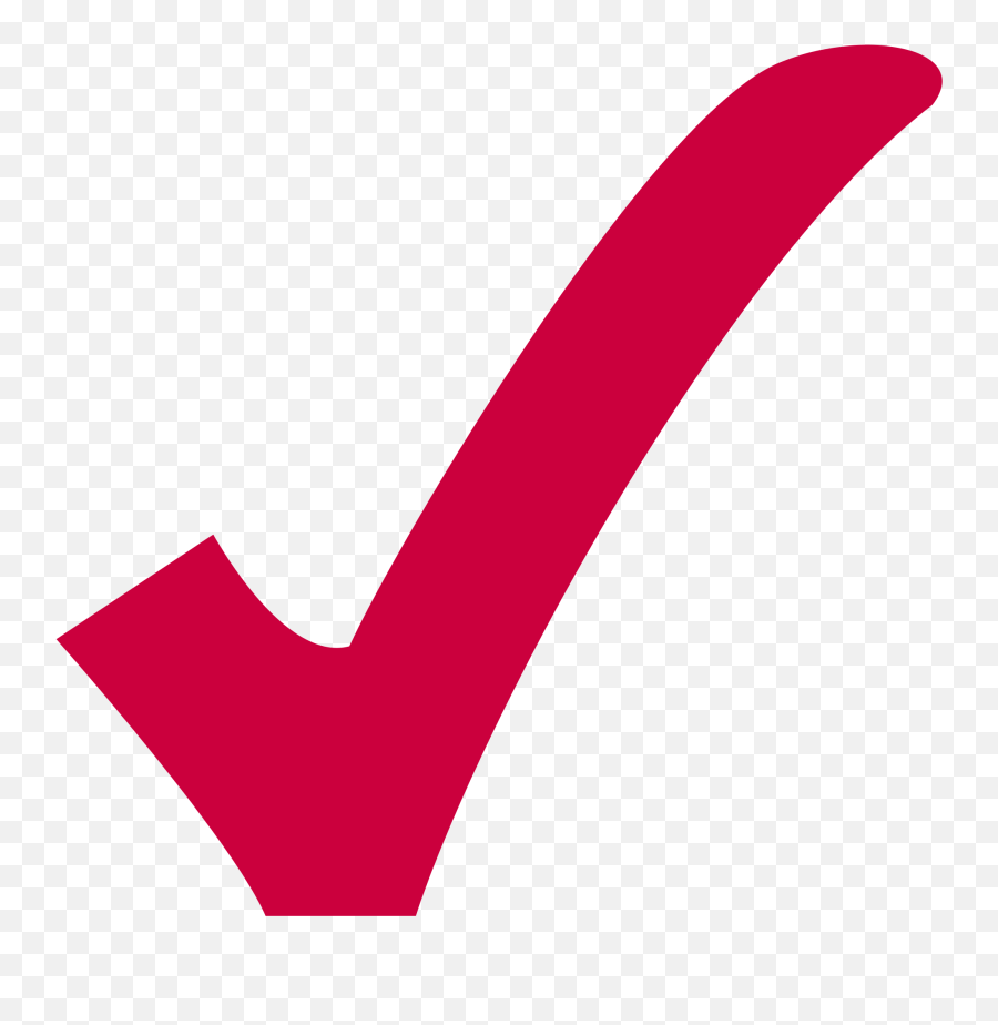 Download Hd Red Check Mark Png Download - Red Checkmark Emoji,Check Mark Png