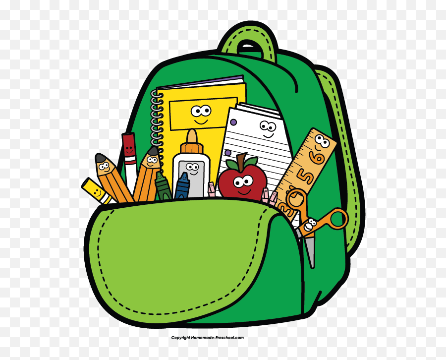Free Back To School Clipart - Back To School Clipart Emoji,School Clipart