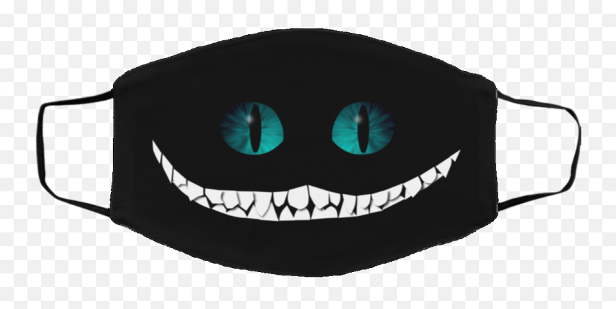Scary Smile Cat Washable Reusable Custom - Printed Cloth Face Mask Cover Creepy Scary Mask Armani Face Mask Emoji,Creepy Smile Png