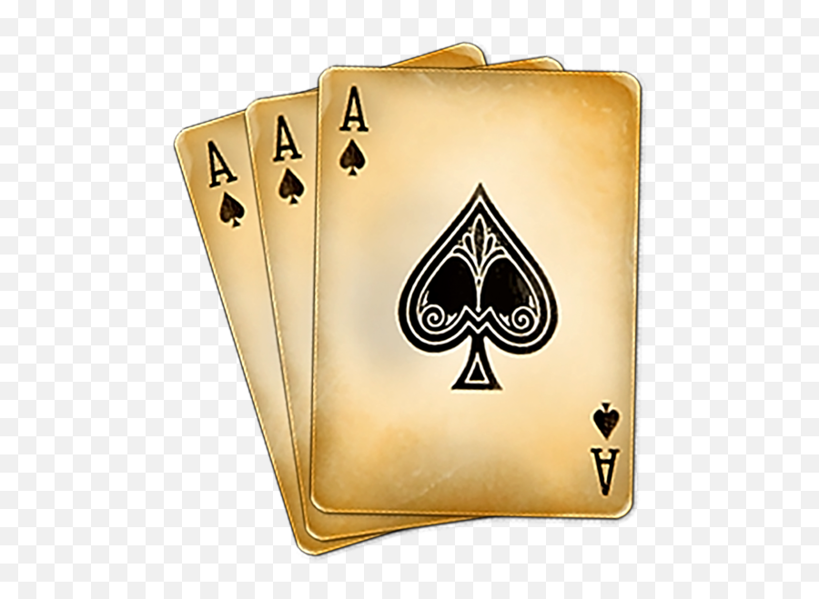 Awesome Playing Cards Background Png - Ace Of Spades Bicycle Card Emoji,Uno Cards Png