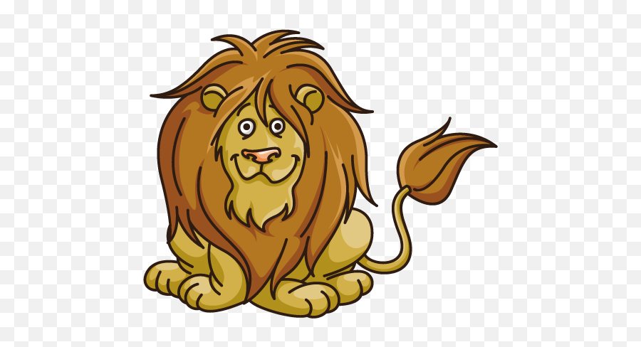 Cartoon Lion Transparent Background Png - Transparent Background Lion Cartoon Transparent Emoji,Lion Transparent Background