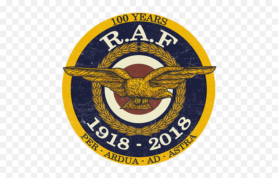 Raf 100 - Royal Air Force Centenary News War Thunder Eagle Emoji,Spitfire Logo
