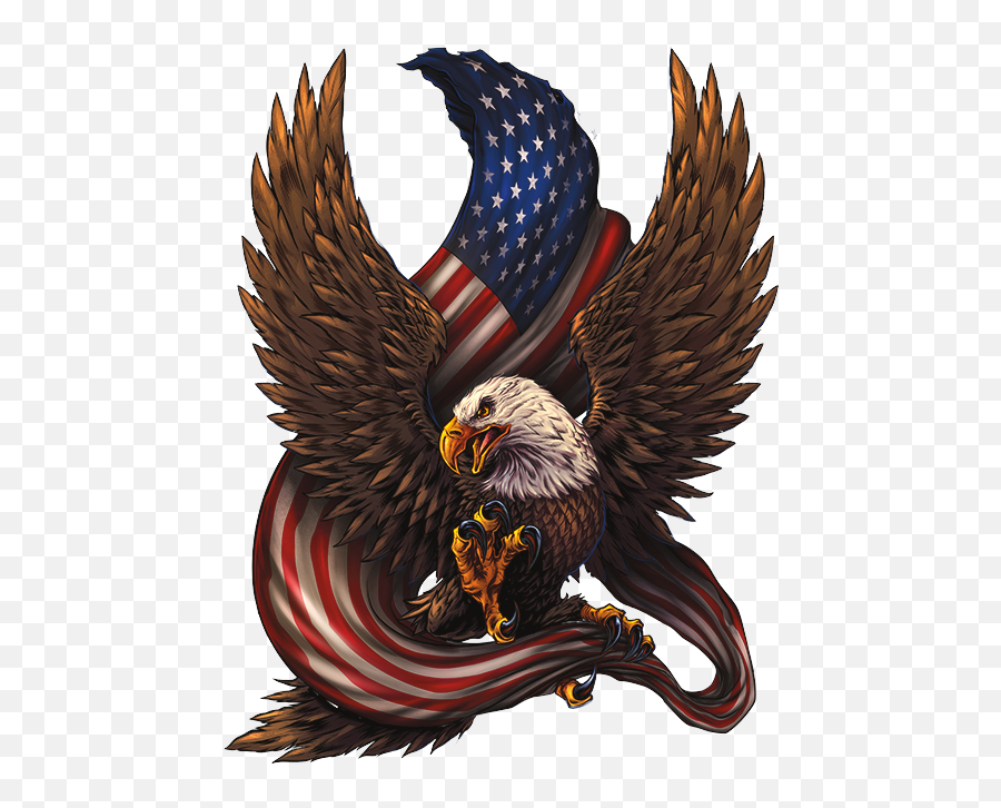 Pin De Irene Hansson En Usa Aguila Dibujo Aguila Bandera - High Resolution Eagle With American Flag Emoji,Bandera Usa Png