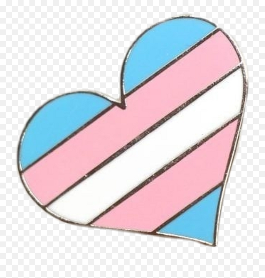 Lgbtq - Trans Enamel Pin Emoji,Trans Flag Png