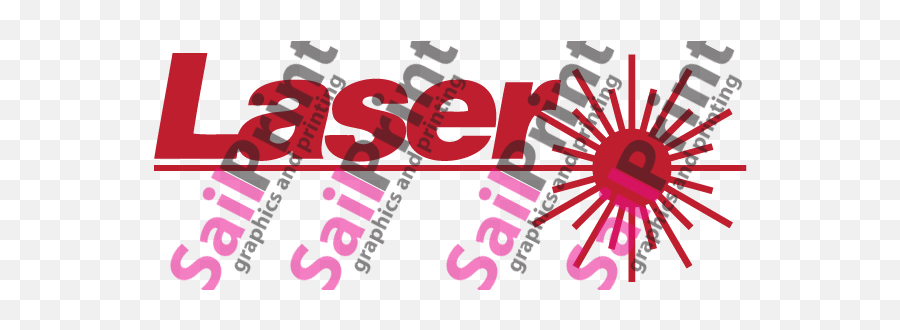 Laser Sailboat Replacement Decal Red - Laser Emoji,Sailboat Logo