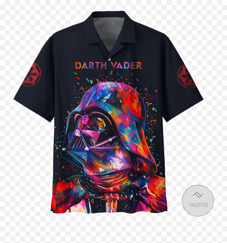 Darth Vader Star Wars Diamond Painting Hawaiian Shirt - Tagotee Emoji,Darth Vader Transparent
