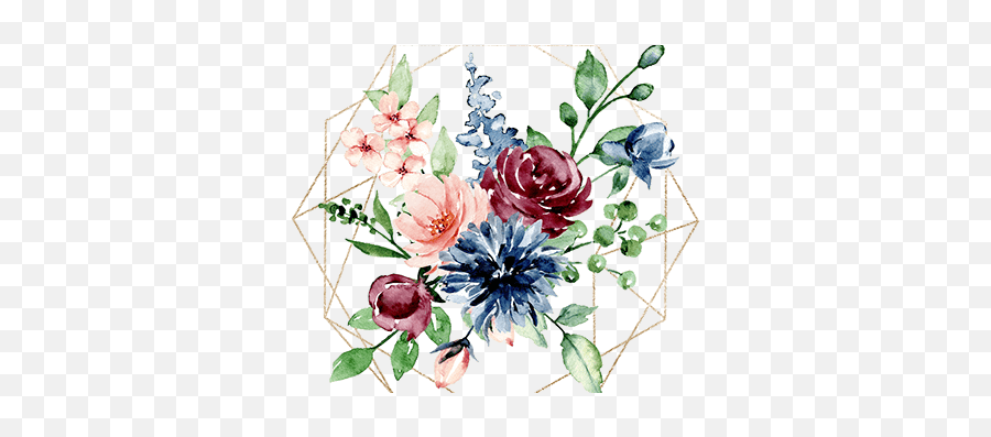 Watercolor Flowers Clipart Behance Emoji,Watercolor Floral Clipart