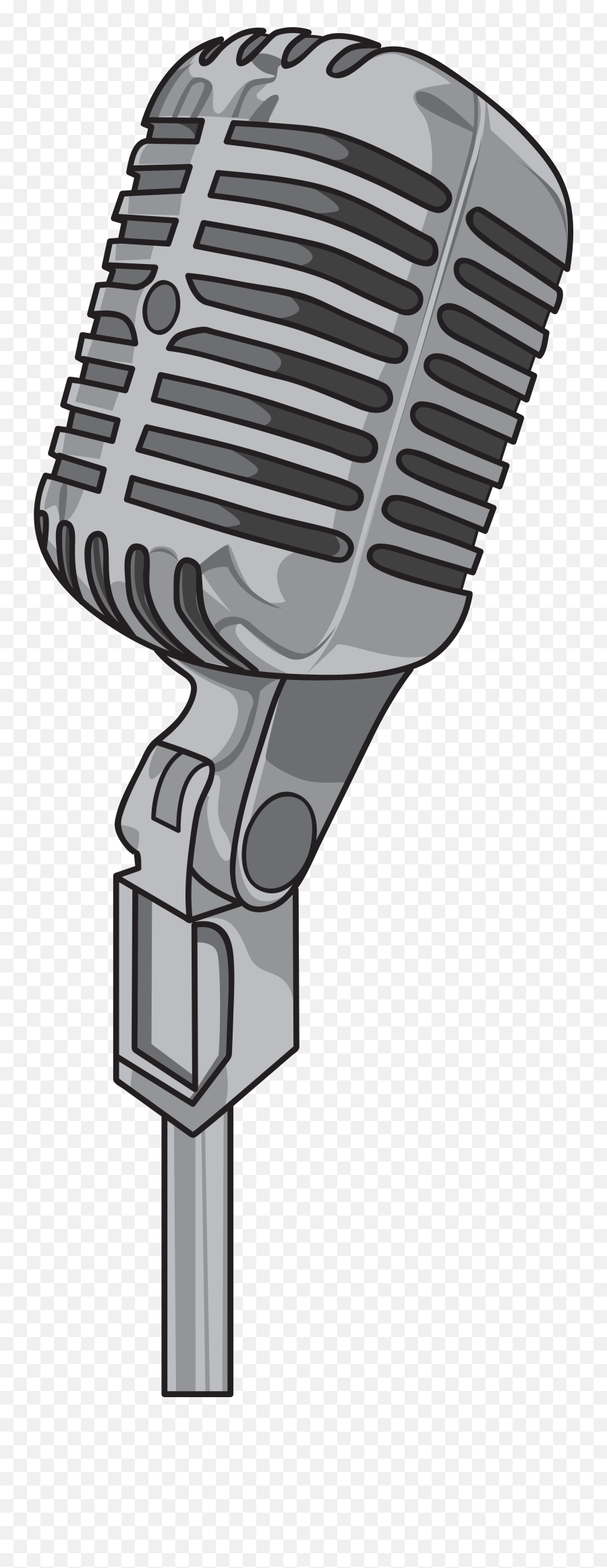 Download Microphone Vector Png Download Microphone Vector - Vector Podcast Microphone Png Emoji,Microphone Logo