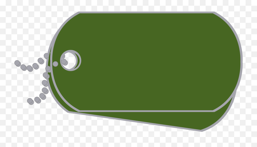 Military Clipart Dog Tag Military Dog Tag Transparent Free - Horizontal Emoji,Tag Clipart