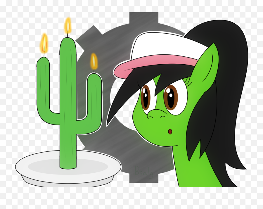 Download Cactus Clipart Png - Art Full Size Png Image Pngkit Fictional Character Emoji,Cactus Clipart