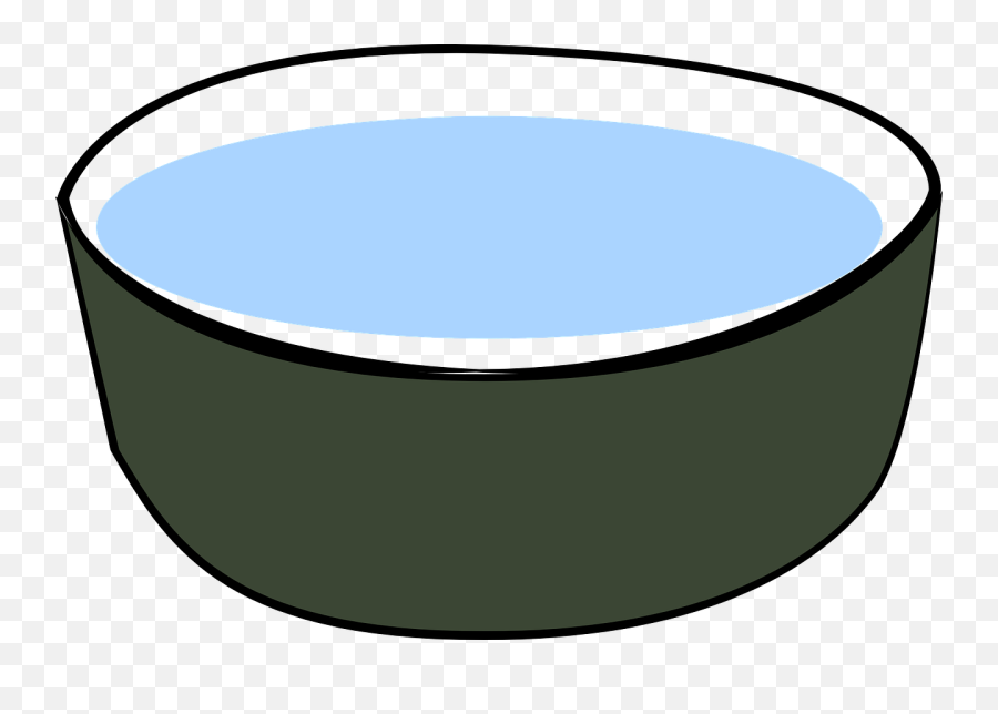Dog Bowl Free Vector Graphic Bowl Water - Water Bowl Clipart Transparent Emoji,Bowl Clipart