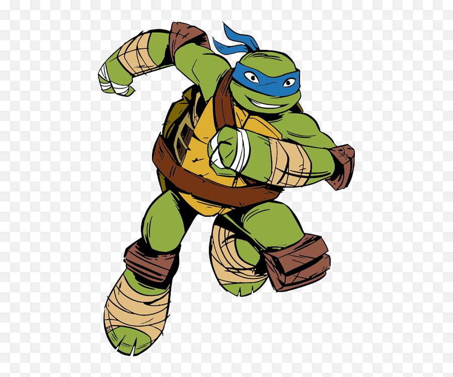 Teenage Mutant Ninja Turtles Cartoon - Leonardo Teenage Mutant Ninja Turtles Cartoon Emoji,Ninja Clipart