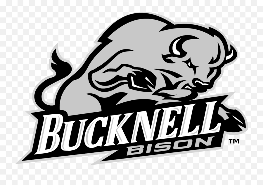 Bucknell Bison Logo Black And White - Bucknell Emoji,Bison Logo