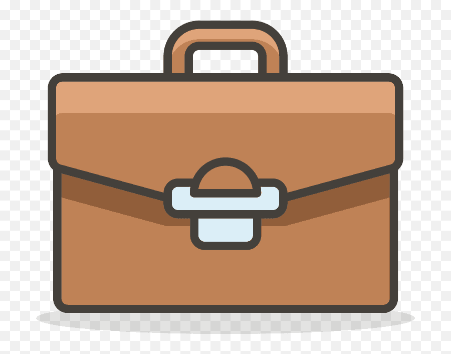 Briefcase Emoji Clipart - Transparent Briefcase Emoji Png,Briefcase Clipart