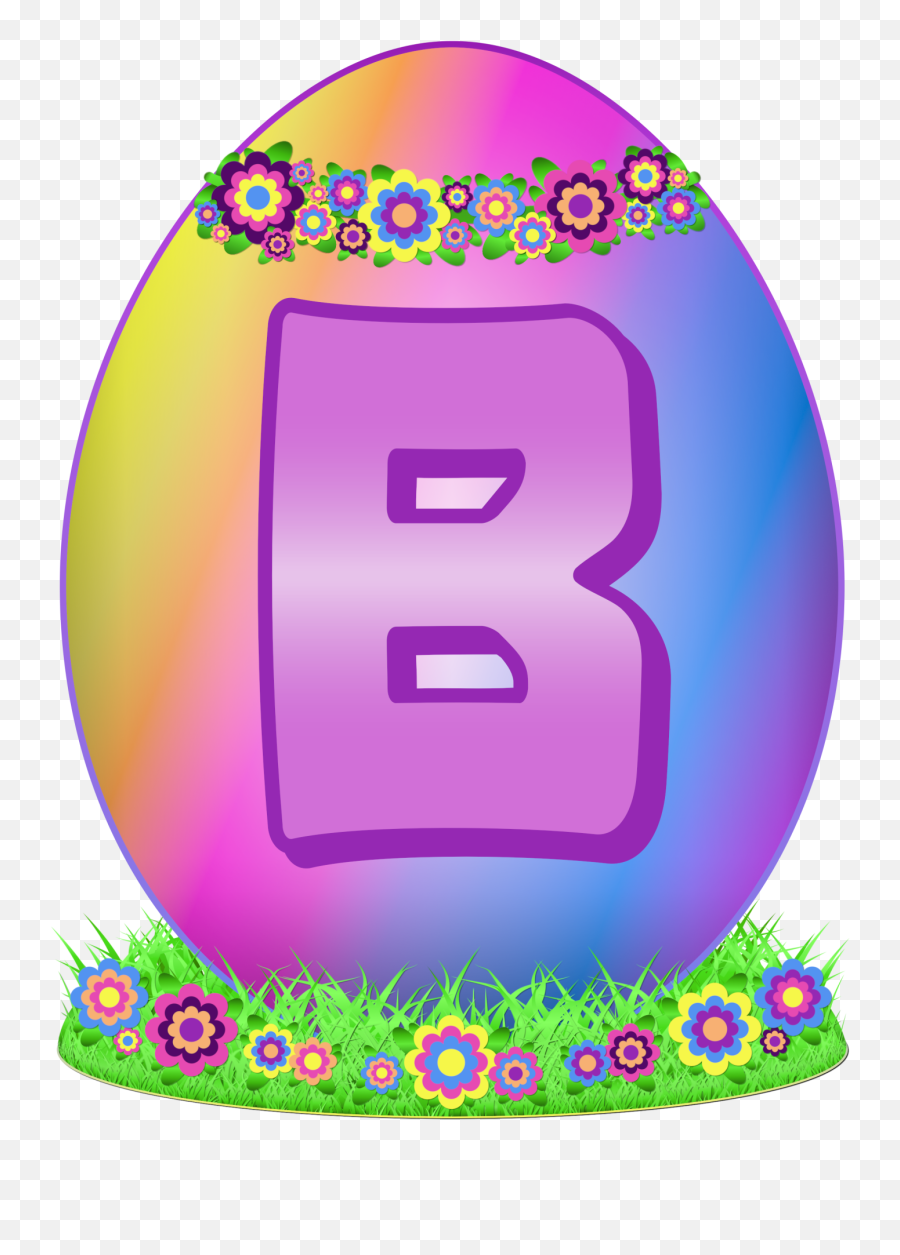 Easter Egg Letter B Free Stock Photo - Public Domain Pictures Easter Egg Letter H Emoji,Letter B Png