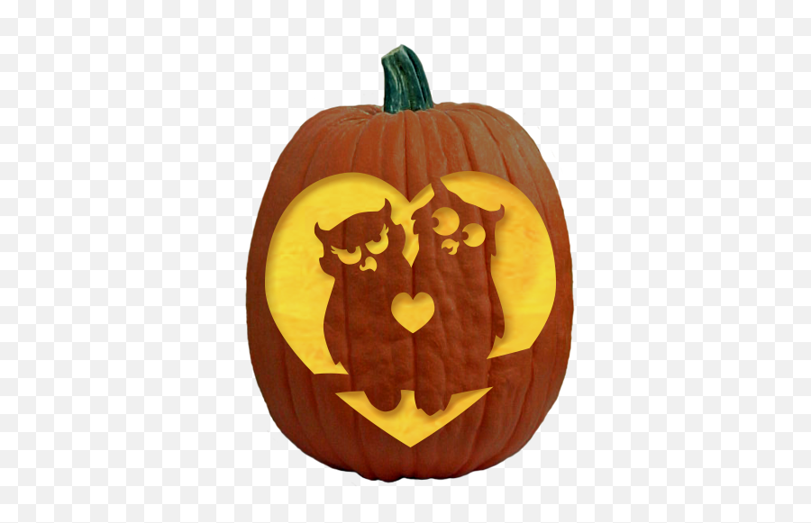 Free Pumpkin Carving Patterns - Owl Stencils For Carving Pumpkins Emoji,Pumpkin Outline Png