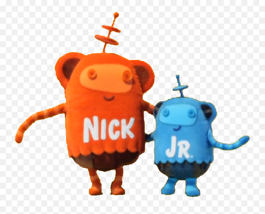 Download Hd Plush Space Monkeys - Nick Jr Huggables Logo Nick Jr Huggables Logo Emoji,Nick.com Logo