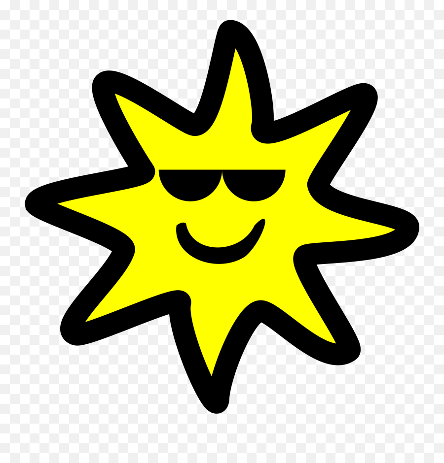 Happy Sun Png - Clipart Happy Sun Icon 688620 Vippng Explosion Icone Emoji,Sun Icon Transparent