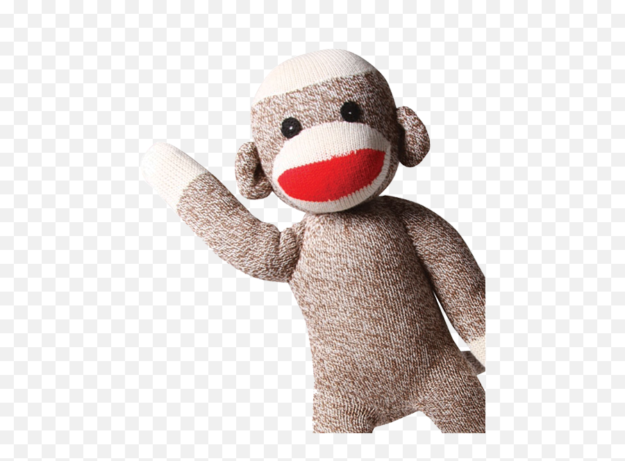 Original Sock Monkey - Sock Monkey Logo Transparent Emoji,Monkey Transparent