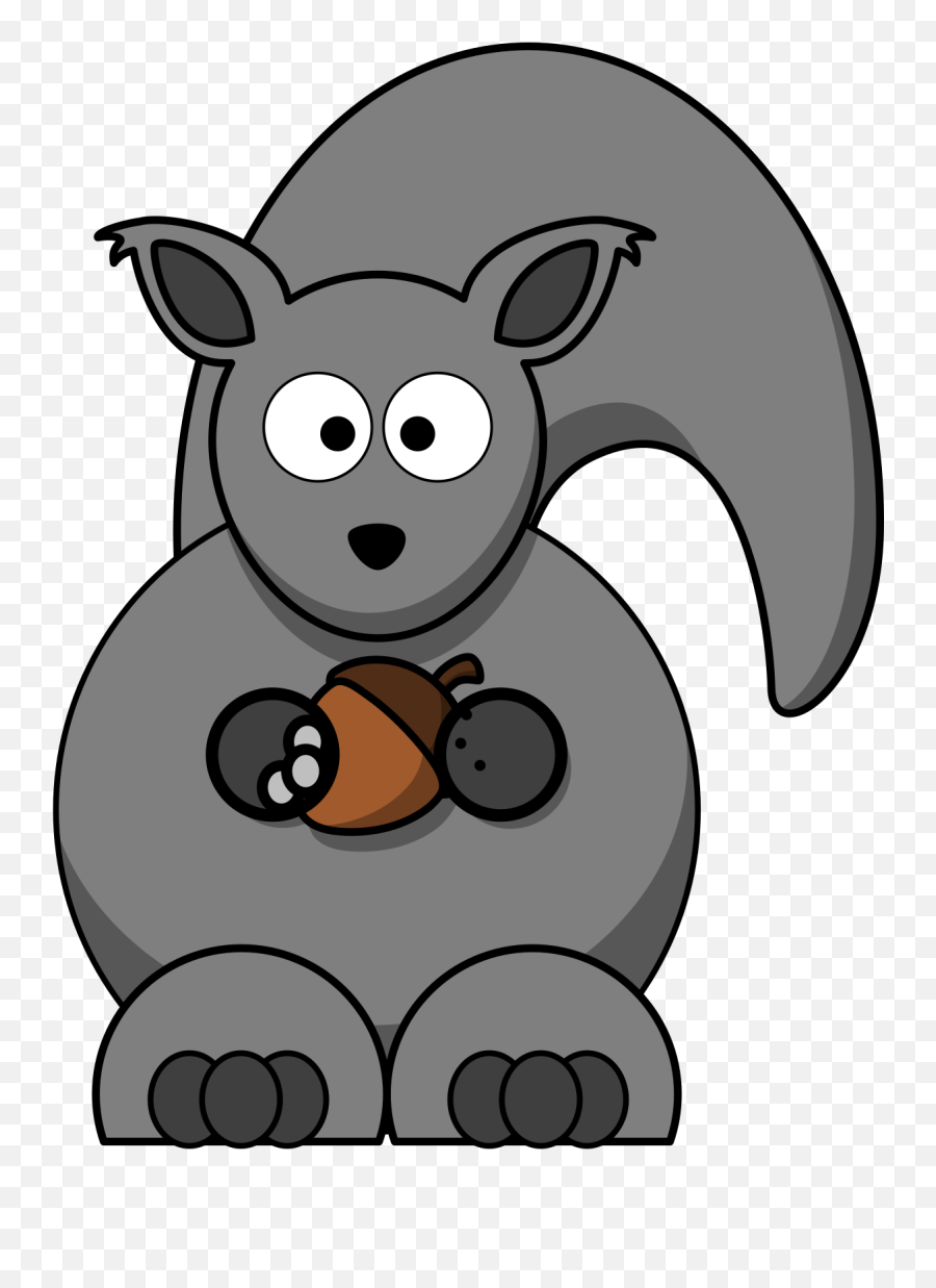 Clipart Panda - Free Clipart Images Squirrel Cartoon Image Grey Emoji,Lint Clipart