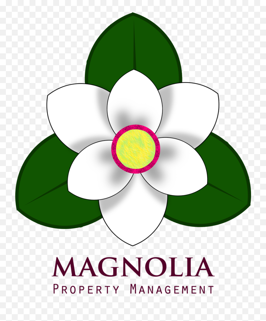 Magnolia Property Management - Floral Emoji,Magnolia Logo