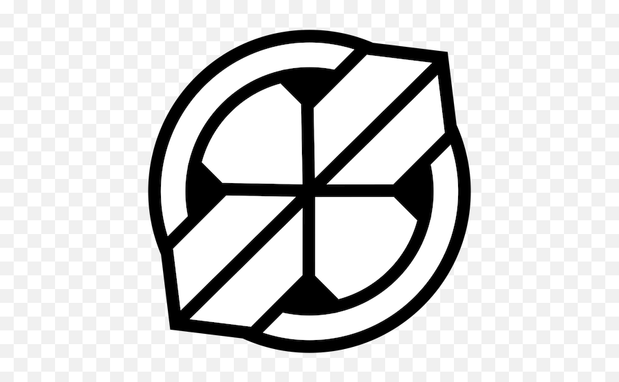 Abstract Circle Cross Logo - Quadrat 3d Emoji,Cross Logo