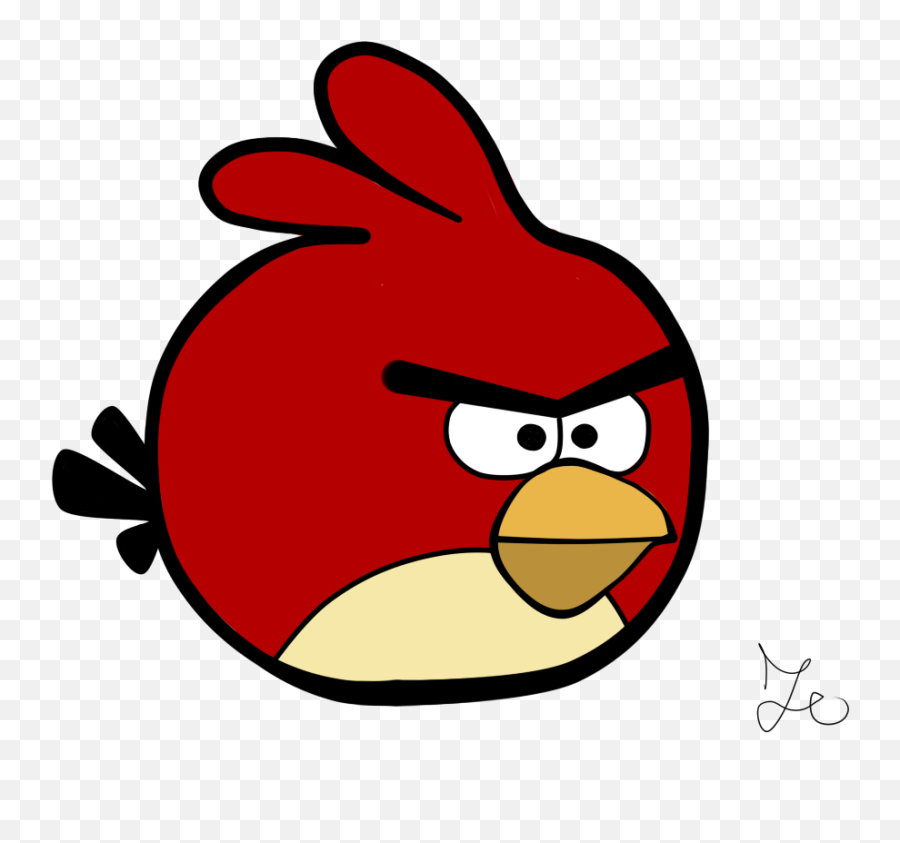 Red Angry Bird Without - Angry Bird Sticker Clipart Full Emoji,Angrybird Clipart