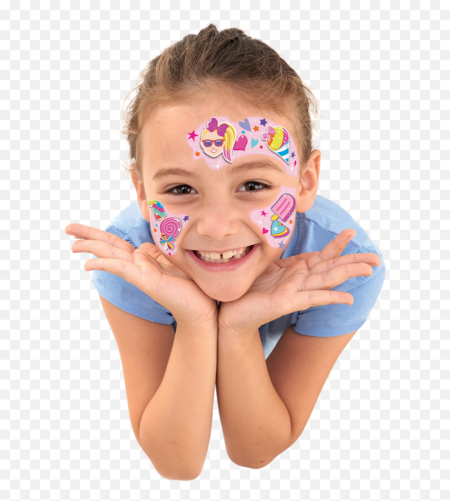 Face Paintoos Jojo Siwa Pack - Happy Emoji,Jojo Siwa Logo