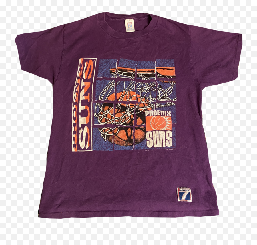 Vintage Phoenix Suns T - Shirt Large Short Sleeve Emoji,Phoenix Suns Logo