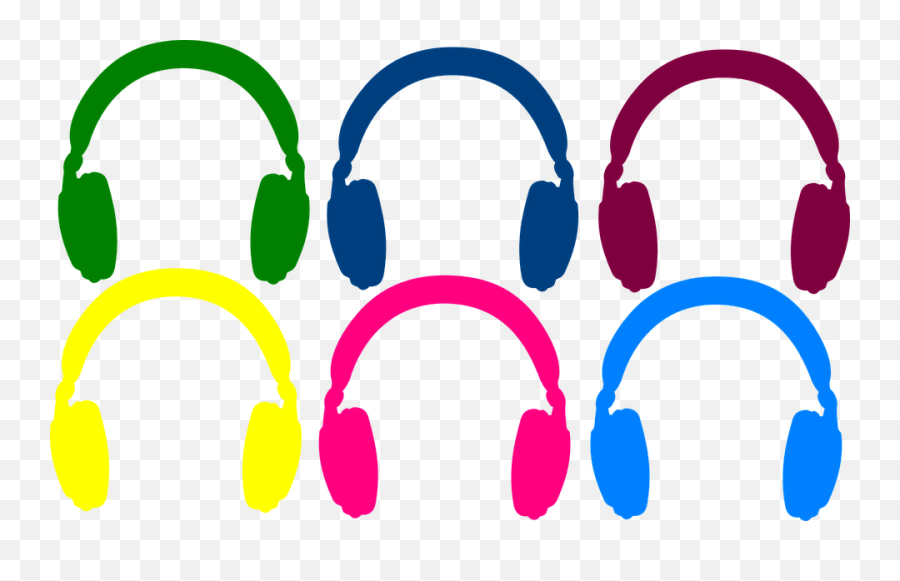 Library Of Audio Book Clipart Transparent Png Files - Headphones Clipart Color Emoji,Listen Clipart