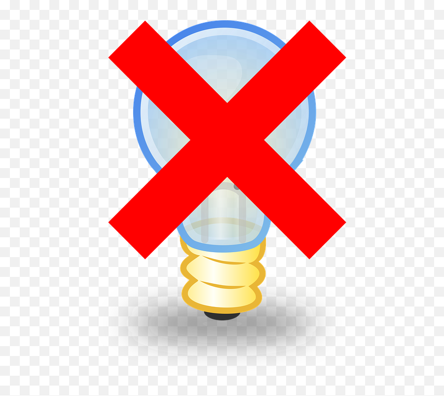 Free Photo No Idea Lightbulb - Max Pixel Emoji,Light Bulb Idea Png