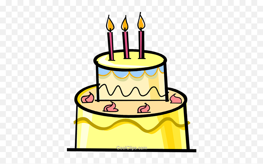 Birthday Cake Royalty Free Vector Clip Art Illustration Emoji,Birthday Cake Clipart Images