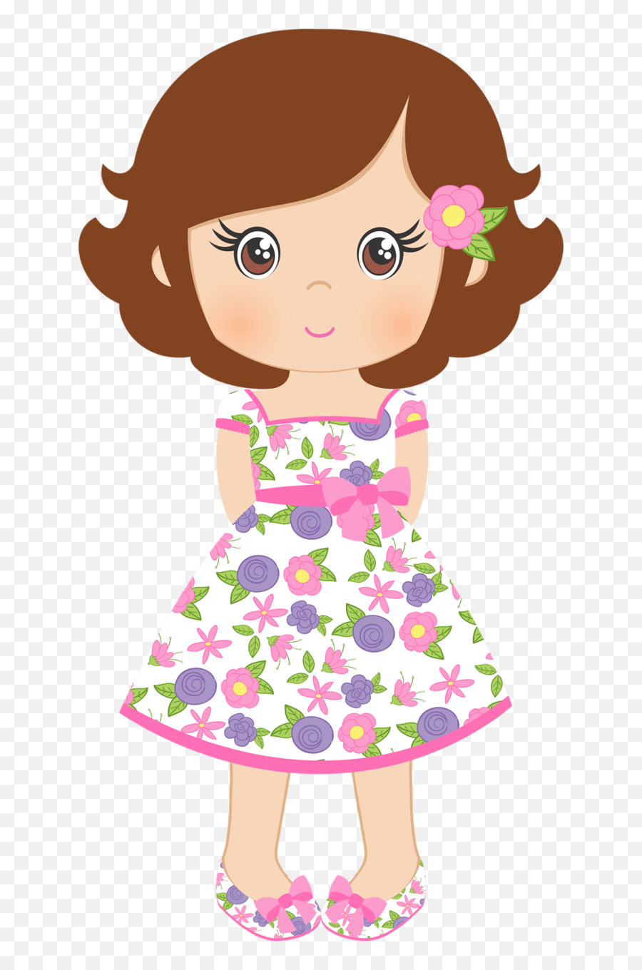 Girl Fashion Clipart At Getdrawings - Imagenes De Muñequitas Niños Fashion Animados Png Emoji,Clipart Girl