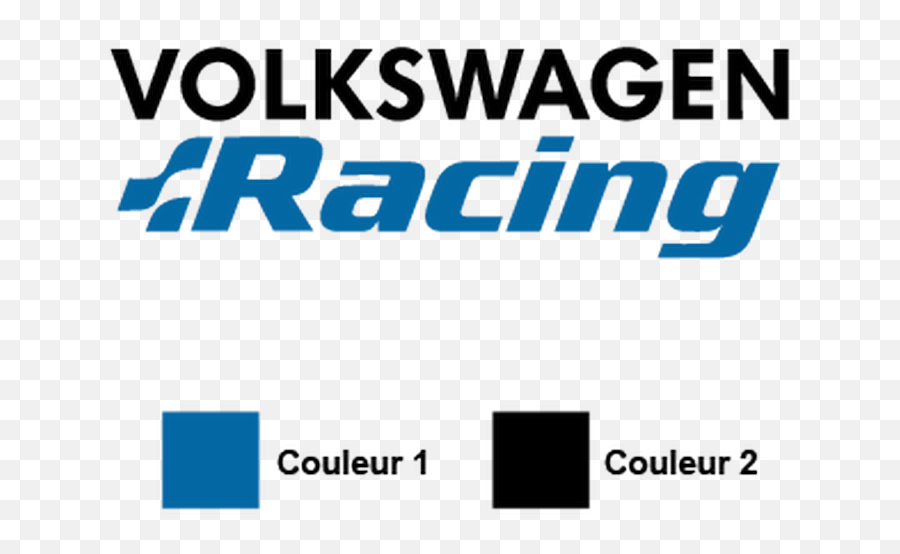 Volkswagen Racing Logo Sticker - Volkswagen Racing Decals Emoji,Racing Logo