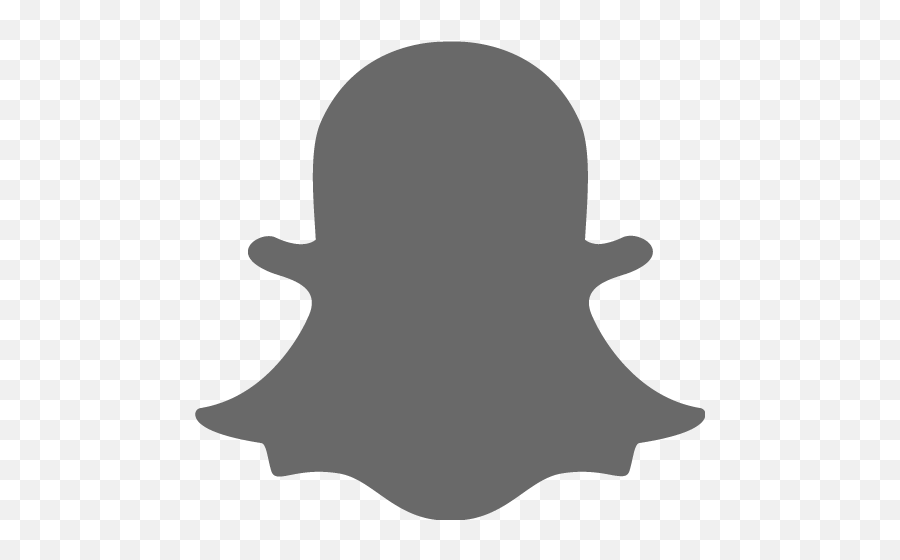 Dim Gray Snapchat 2 Icon - Free Dim Gray Social Icons Transparent Png Snapchat Icon Emoji,Snapchat Png