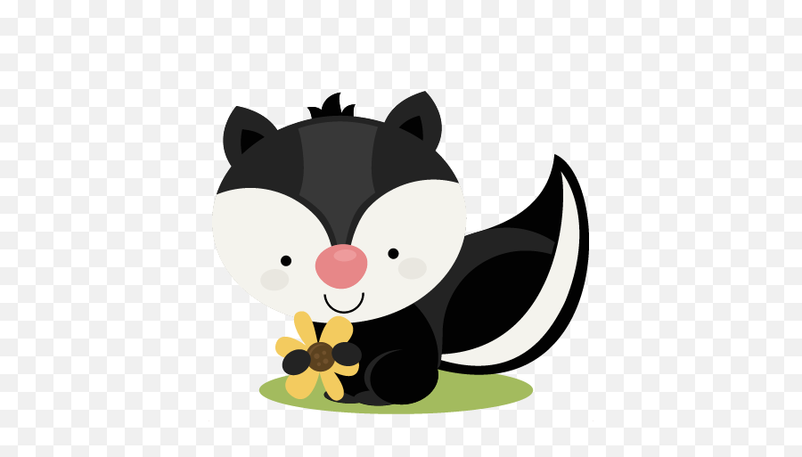 Cute Clipart Animal Clipart - Cute Skunk Clipart Emoji,Skunk Clipart