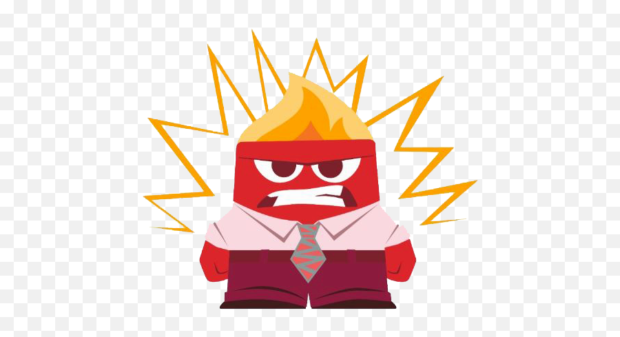 Free Clip Art - Inside Out Angry Clip Art Emoji,Angry Clipart
