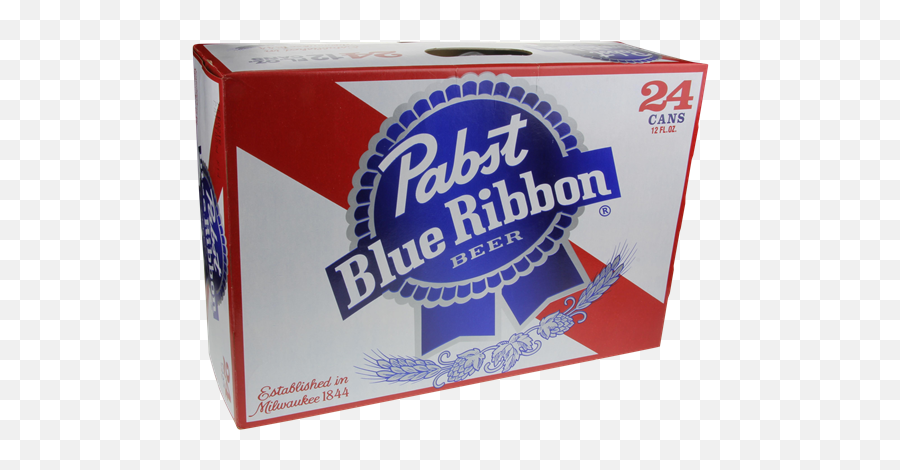 Pabst Blue Ribbon Beer 24 Pack - Pabst Blue Ribbon 15 Can Png Emoji,Pabst Blue Ribbon Logo